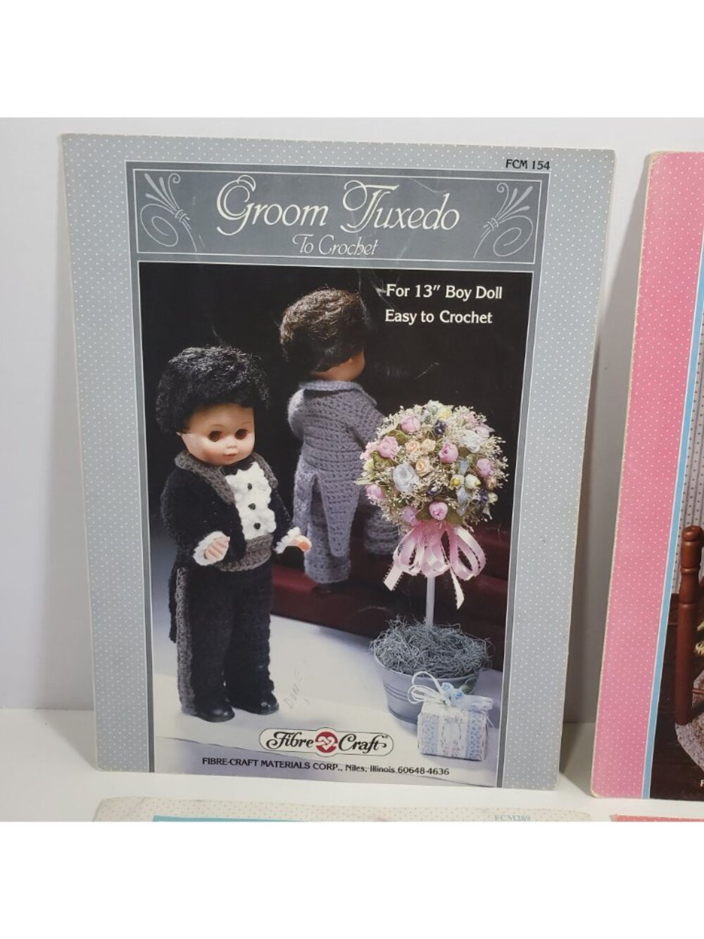 Layette Tuxedo Goldilocks Grandma Crochet Patterns Fibre-Craft Dolls Clothes - Picture 2 of 9